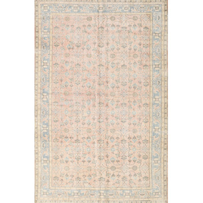 Tapis beige en laine Perham