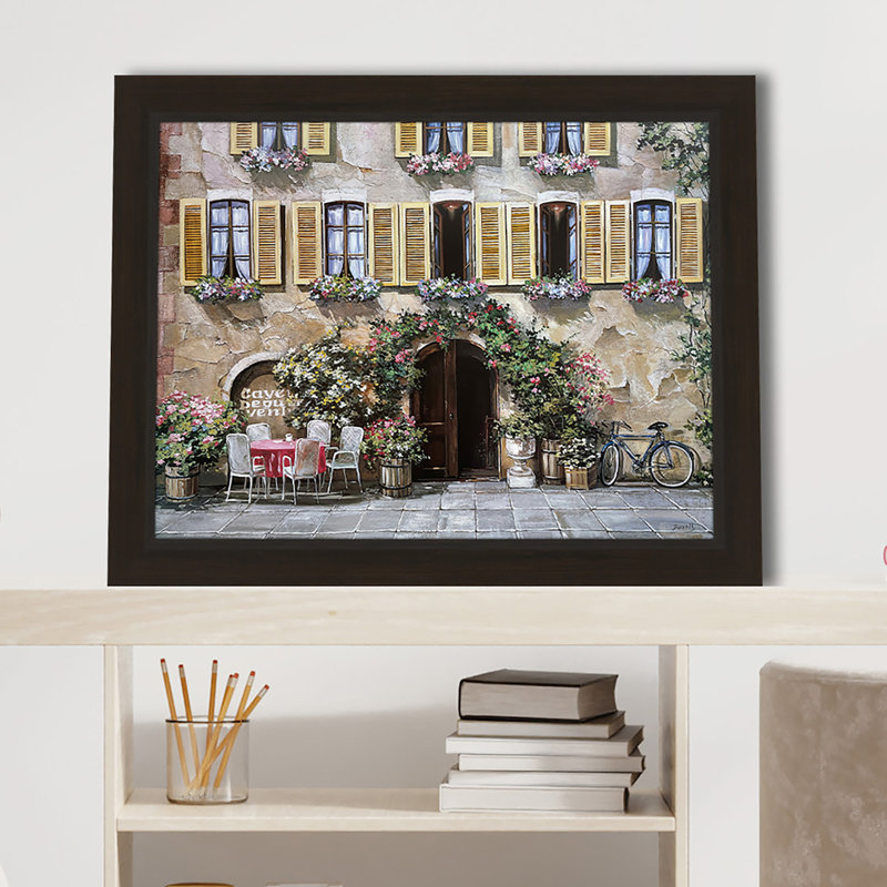 "Sorrento Hotel" par Roger Duvall, reproduction encadrée sous acrylique