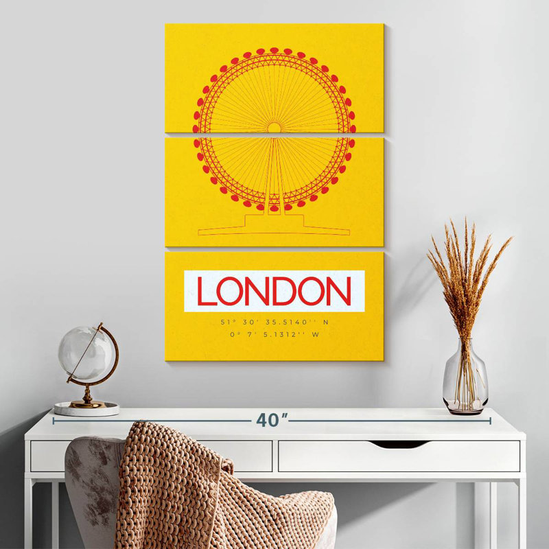Masam London - London Eye, H 32 po x l 20 po