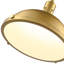Luminaire suspendu pour îlot de cuisine à 1 dôme avec diffuseur en verre 1 lumière 12,6 po Lysander-1416196795