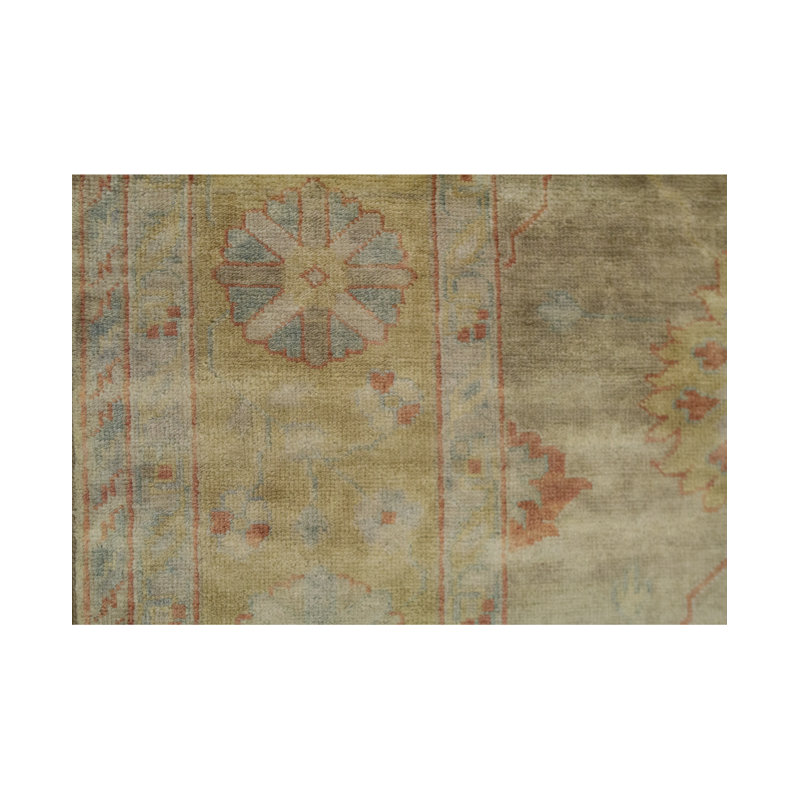 Tapis doré et chameau de haute qualité noué à la main