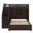 Twin-Over-Full Bunk Bed Featuring Storage Steps, Built-In Wardrobe, USB Ports & Lighting-1428411751