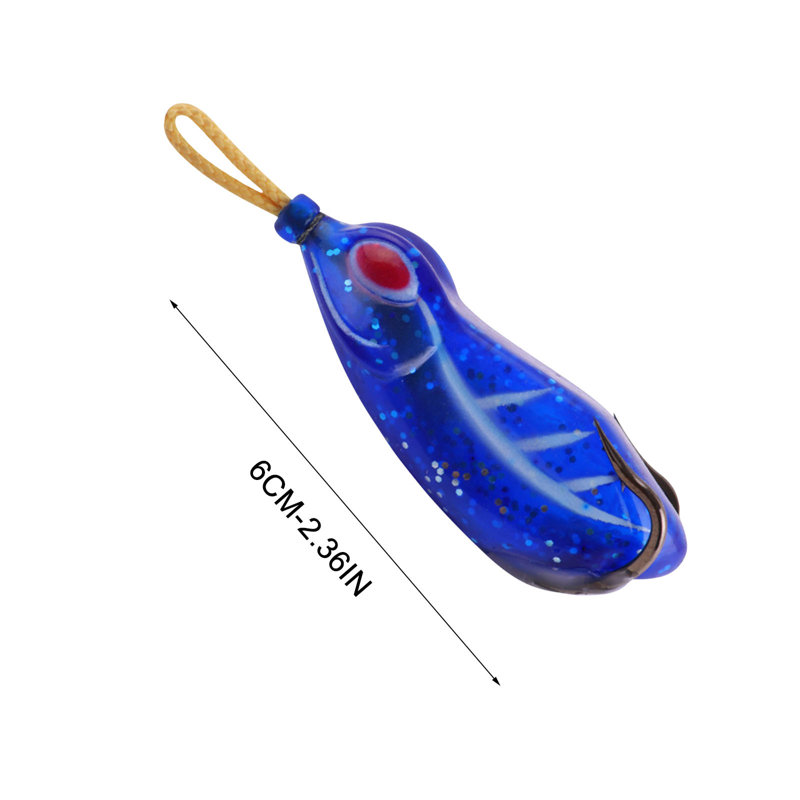 Crochet pour appât à poisson 13g 6,0cm, Bleu