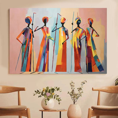 Impression abstraite sur toile encadrée 1Pc
