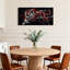 Animaux, tigre rouge, blanc, noir, reproduction d'art sur toile-408771155