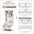 Coat Racks 3-in-1 Hall Tree with Bench, Shoe Rack, 2 Drawers &amp; 4 Hooks – Modern White P2 MDF | White | MDF