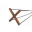 Portemanteau autoportant en bois et métal récupéré avec crochets à utiliser dans la chambre à coucher et le salon