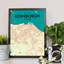 Edinburgh City Map - No Frame Print-371107378
