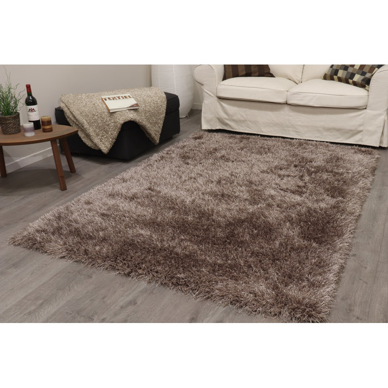 Solid Colour Shag Area Rug Set, Rectangle 200 x 290cm