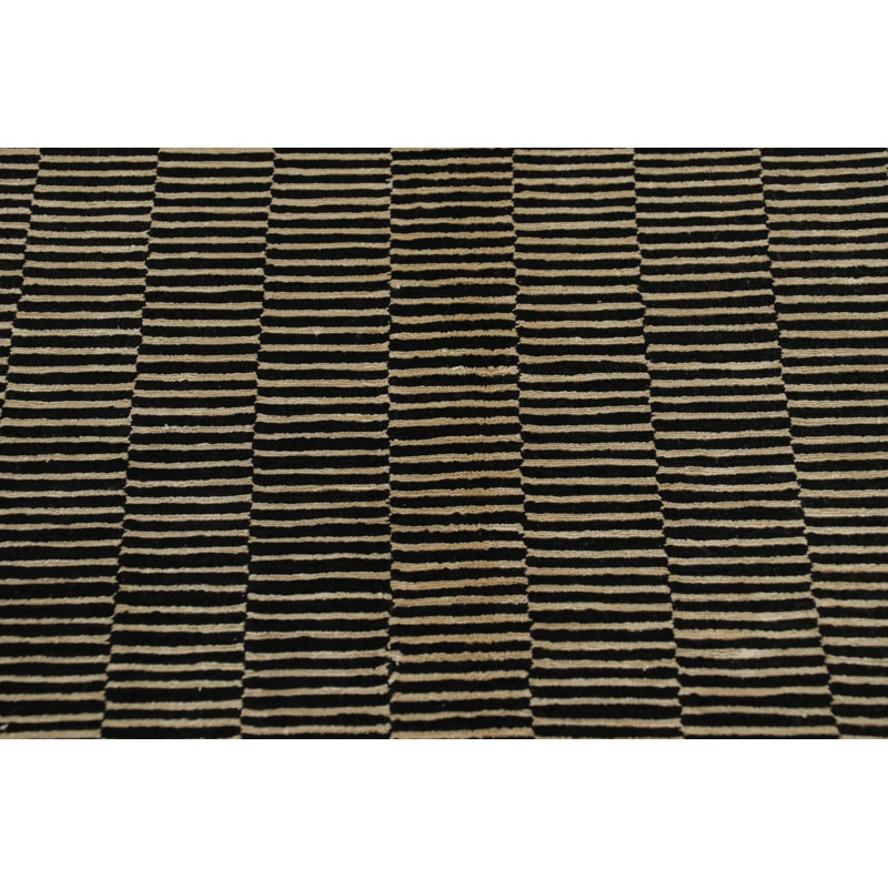 Rug & Kilim’S Art Deco Style Square Rug With Beige-Brown Geometric Patterns