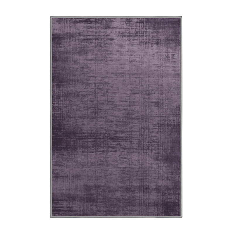 Tapis mauve lavable à la machine, Rectangle 2 pi x 3 pi