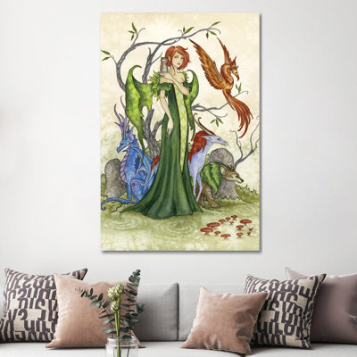 Menagerie by Amy Brown - Wrapped Canvas Print