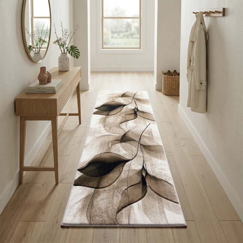 Alexia Collection Abstract Patterned Modern & Contemporary Area Rug, 8'1 Runner