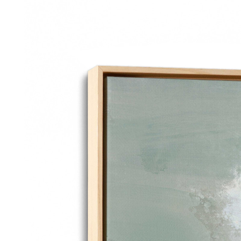 «Beachy Paint Party I», ensemble de 2 impressions, 30 po x 30 po, Framed Canvas, Érable