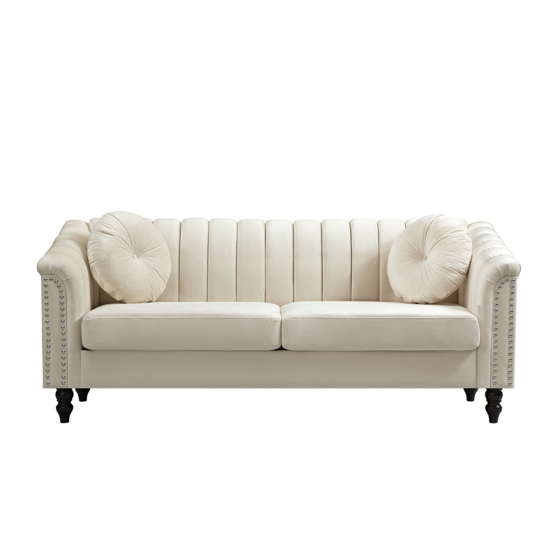 Canapé de salon en microfibre, Beige