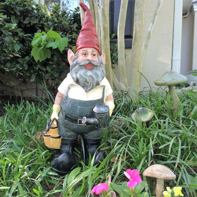 Born-to-Ride Gnomes Gardener Garden Statue