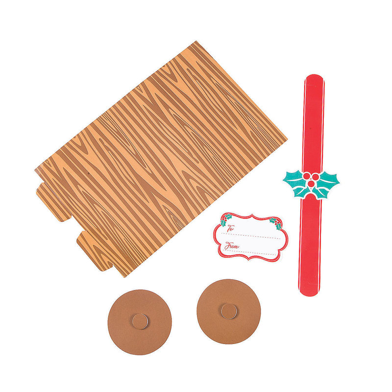 Aristarkh 12 Piece Disposable Paper Plastic Paper Christmas Gift Bags Disposable Party Supplies for Guests