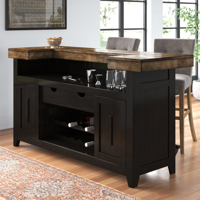 Athey 78 " L Bar Cabinet