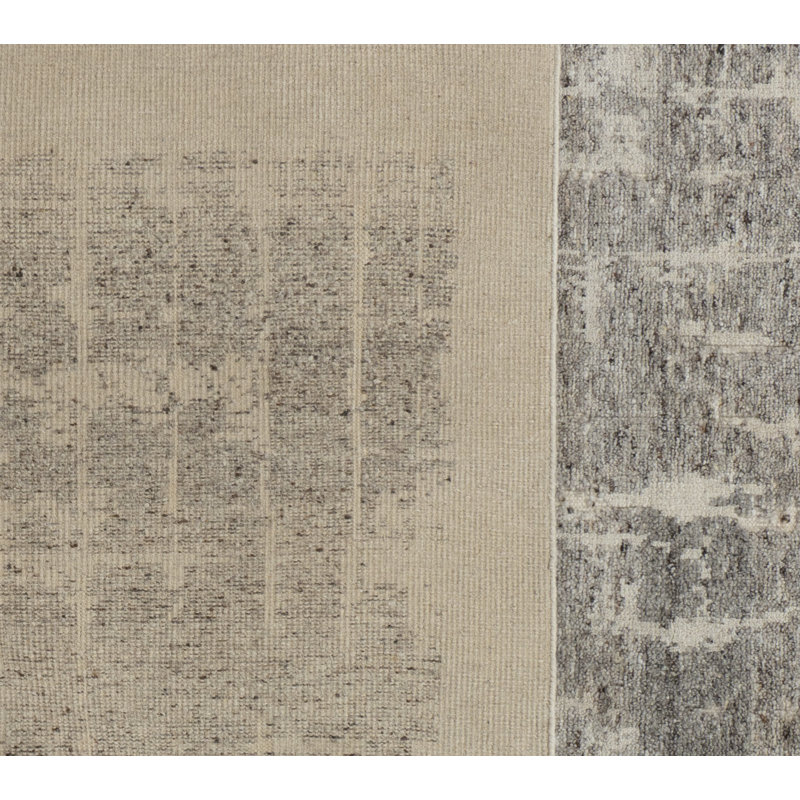 Hand Knotted Wool Abstract Area Rug