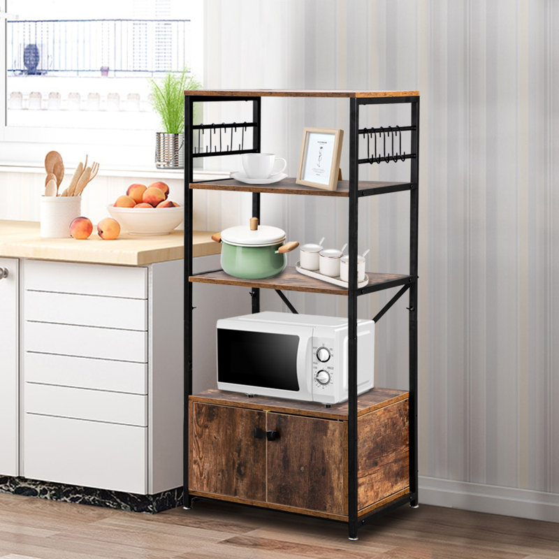 23.6'' Steel Standard Baker's Rack with Microwave Compatibility