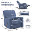 Fauteuil inclinable et pivotant Azizi-1340047148