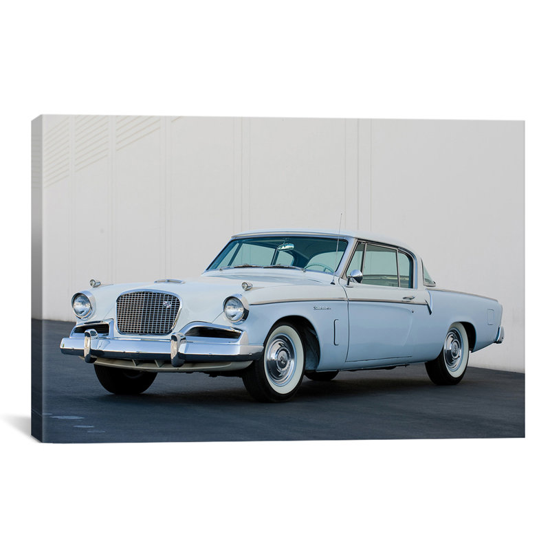 Lyall «1956 Studebaker Sky Hawk Coupe», reproduction de photo sur toile, H 40 po x l 60 po x p 1,5 po