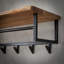 Ebeling Solid Wood Wall 6 - Hook Wall Mounted Coat Rack