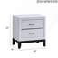 Table de chevet, blanc-459694343