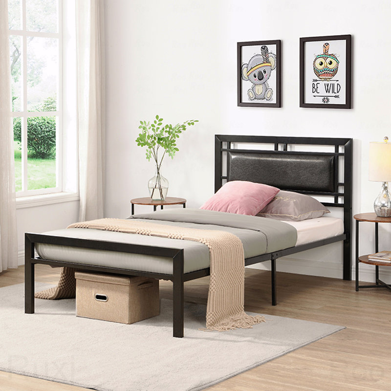Twin Metal Bed Frame, Sturdy System