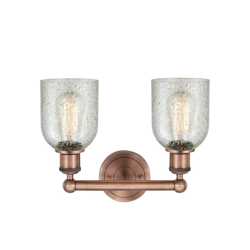 Reiko 2 - Light Dimmable Vanity Light, Mica, Antique Copper