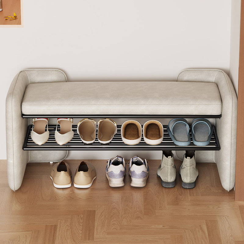 Polyester Upholstered Storage Bench