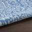 Tapis bleu en coton lavable à la machine-93874669