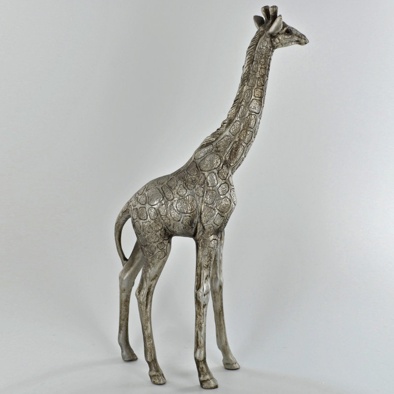 Ormside Silver Giraffe Animals Figurines & Sculptures