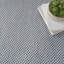 Tapis bleu tissé à la machine 8 pi