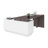 L-Shaped Executive Desk with Power Outlet-982149739