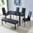 Auriona Glass Top Metal Base Dining Table-754064210-754064208-754064209