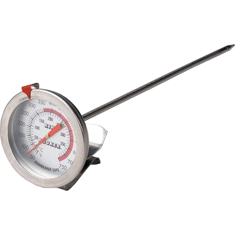 Stainless Steel Dial Deep Fry Thermometer
