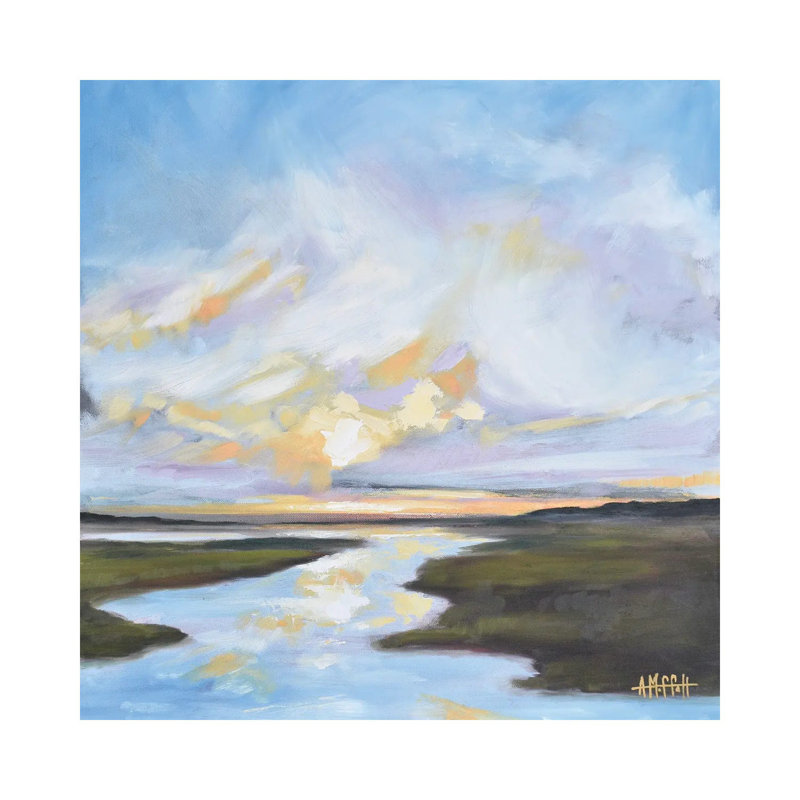 Giclée sur toile tendue avec toile Lowcountry, H 12 po x l 12 po