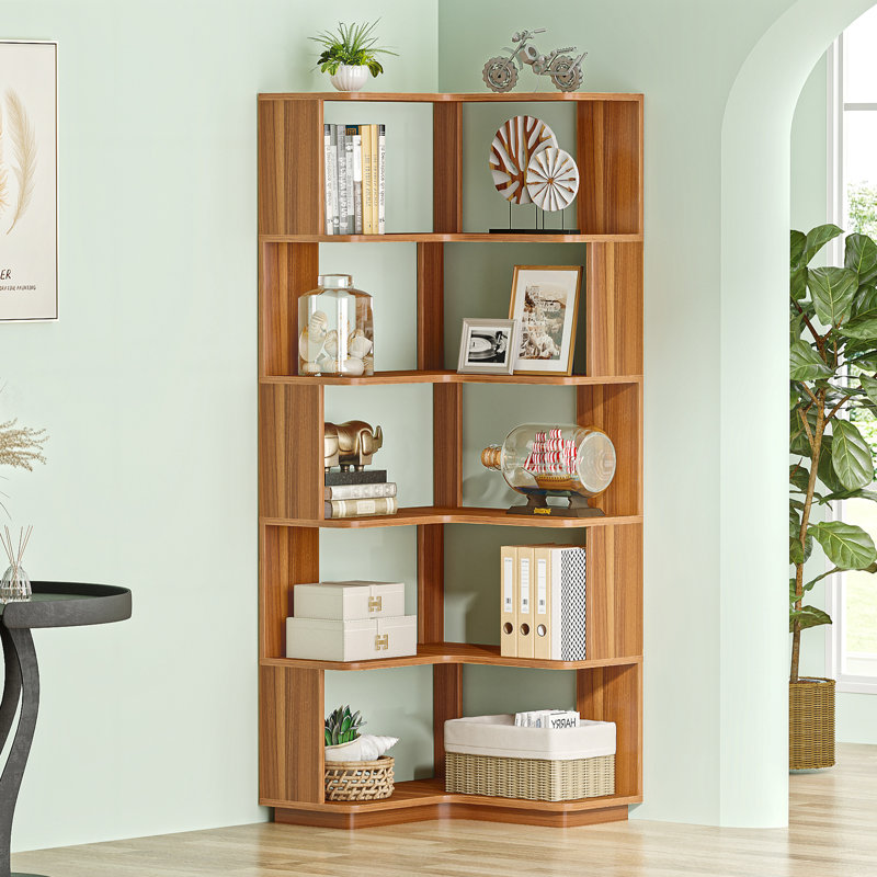 Nyajiah Corner Bookcase