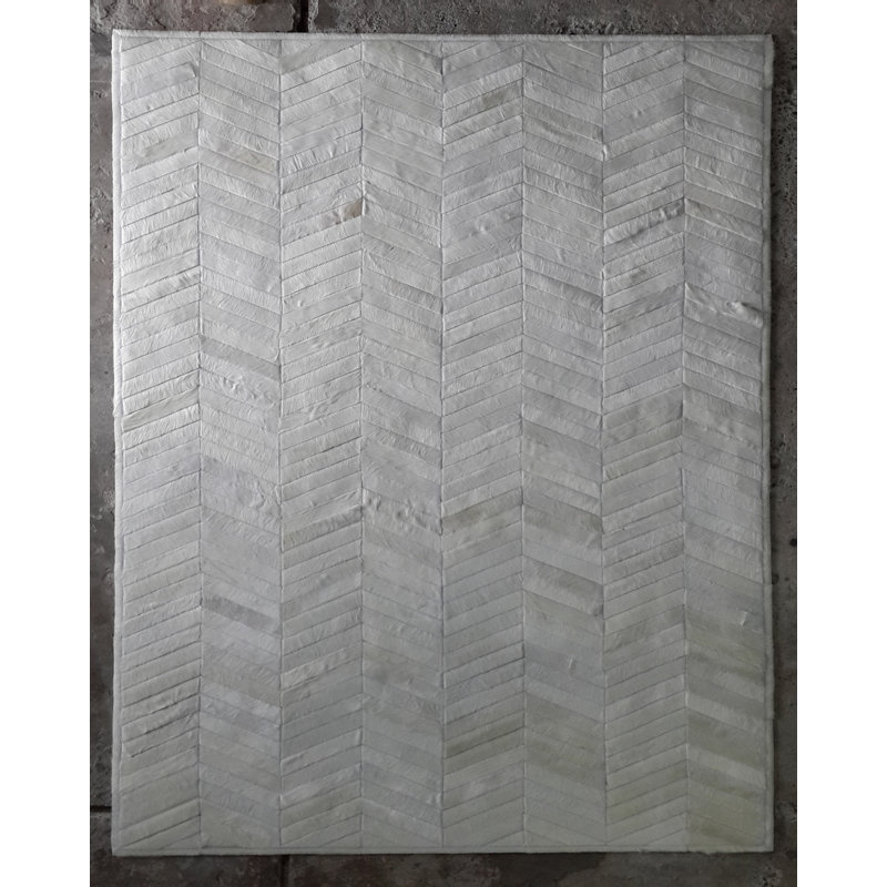 Belleville Cowhide Chevron Indoor Rug