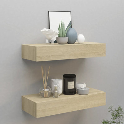 Azarie 2 Piece Floating Shelf