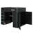 Full Size Wood Loft Bed With Desk,Wardrobe,Ample Storage Space,And RGB LED Light-668867109