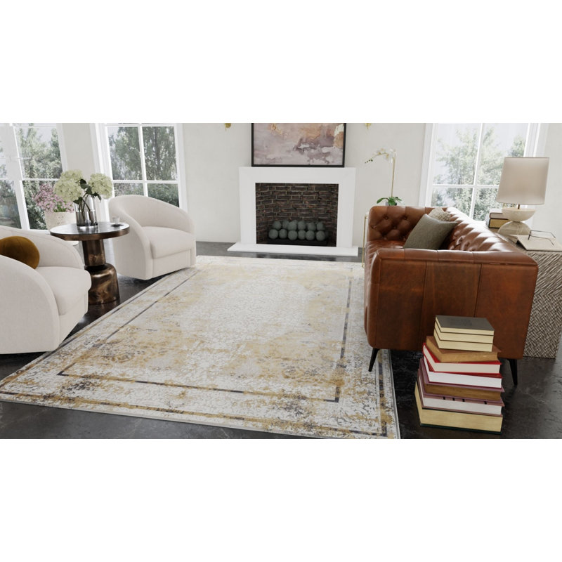 Tapis rectangulaire Oasis, Rectangle 5 pi 1 po x 7 pi 7 po