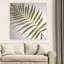 « golden frondes ii », reproduction de peinture à l’acrylique sur toile tendue de galerie-22069660
