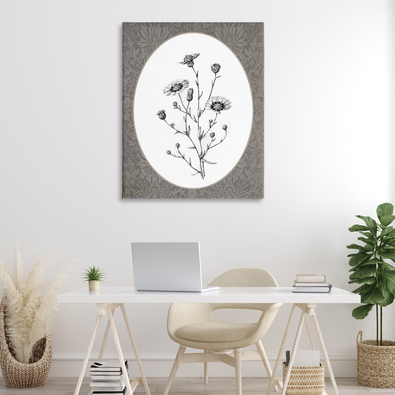 Art mural sur toile, "Wild Daisies", H 48 po x l 36 po