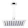 Signature Hardware Rigi Rainfall Shower Head with 12" Square Ceiling Mounted Shower Arm
