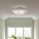 Aneudi Glass Semi Flush Mount