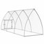 Chicken Cage Silver Galvanised Steel-1028419068