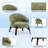 Debbera 25.98'' Upholstered Velvet Accent Chairs-56219382