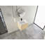 Meuble-lavabo mural de 24 po avec lavabo en céramique, porte à fermeture en douceur et beaucoup de rangement pour les salles de bain modernes-423564943